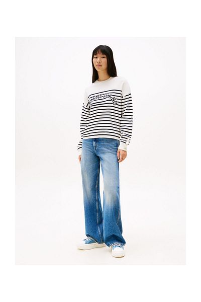 Tommy Hilfiger TJW STRIPE VARSITY PULLÓVER