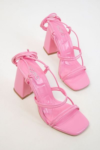 SOHO Rosa Lackleder Damen Klassische Schuhe mit Absatz 20363