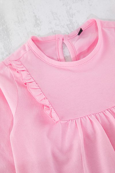 TRENDYOLKIDS Βρεφικό φόρεμα 100% βαμβακερό μακρυμάνικο πλεκτό TKDSS25EL00082