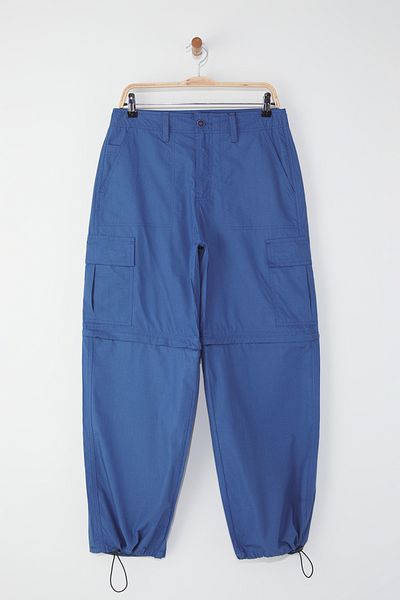 Trendyol Collection Marineblaue gerade Hose TMNSS25PL00014