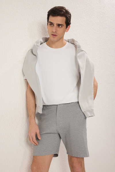 Kolekcia Trendyol Sivé šortky a Bermudy - Tmnss25Sr00008