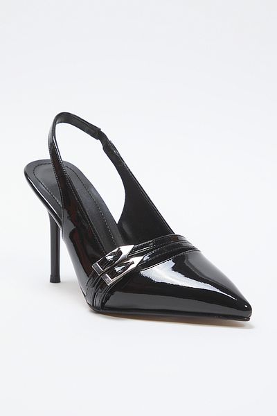 TRENDYOL SHOES Black Women's Classic Heeled Shoes Takss25To00077