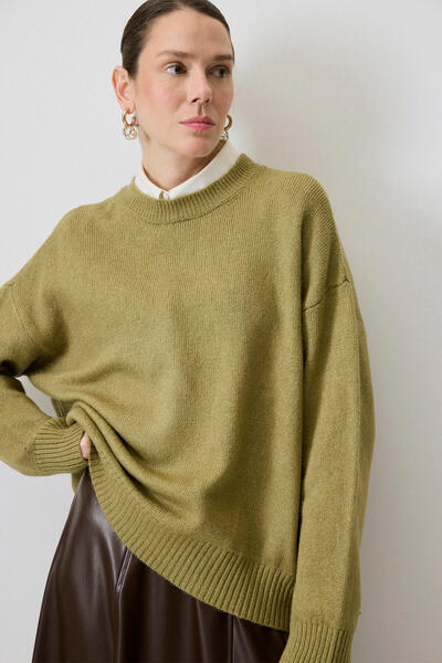 Touché Privé Solid Color Oversize Pullover