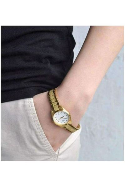 Casio Women's LTP-1274G-7ADF Gold-Tone Analog Watch with Stainless Steel Strap