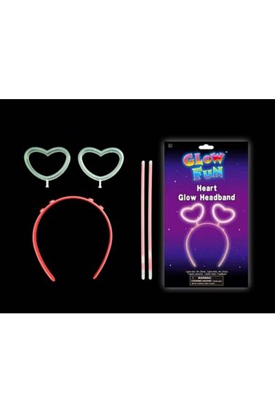 shop Glow Stick Glow in the Dark Phosphorescent Heart Crown 12 Pieces