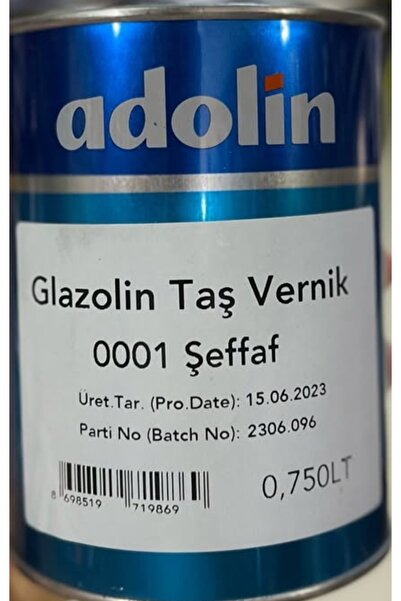 ADOLİN GLAZOLİN Doğal Taş Verniği Şefaf 0.75 Lt 1 Kg