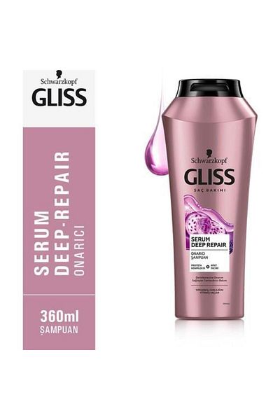 Gliss New Shampoo Serum Deep Repair 360 ml