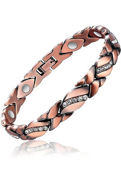 Choice YA0553 Healing Healthy Copper Magnetic Bracelet for Men Arthritis Pain Relief Bio-Energy Blood Press