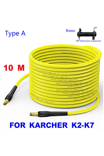 Choice3 A10 High Pressure Washer Hose Pipe Cord Car Washer Water Cleaning Ext...