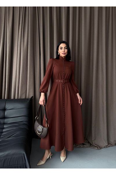 suphias Atlas Fabric Dress (BELT INCLUDED)