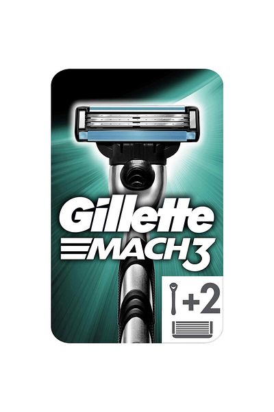 Gillette Mach3 Shaver 2 Up with Spare
