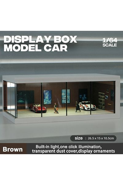 Choice Green Garage 1/64 Garage Scene Model Scene With Light Version Simulation Model Scene Decoration Coll