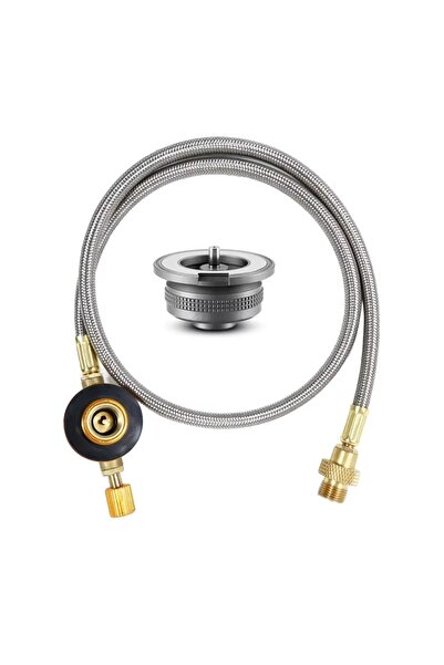 Choice أنبوب تمديد الموقد الخارجي الأحمر، محول غاز البوتان، محول مغناطيسي، مع...