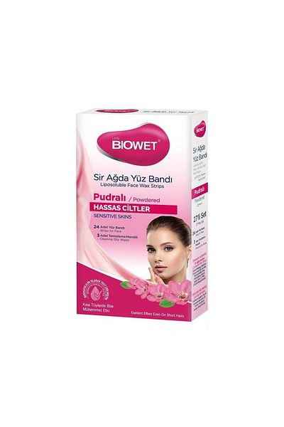 biowet Bıowet Waxing Face Tape 27 Pack Powdered Sensitive Skin