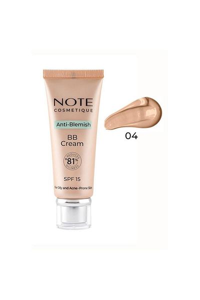 NOTE Bb Cream Anti Blemish No 04 Medium Beige