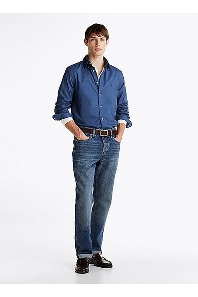 Tommy Hilfiger ΠΟΥΚΑΜΙΣΟ FLEX POPLIN SOLID RF