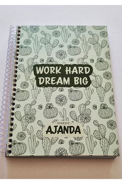 Modellino Σκληρό εξώφυλλο 200 φύλλων Spiral Bound Agenda Ufen A4 με πολύχρωμα αυτοκόλλητα