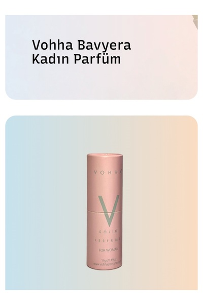 vohha Solid Perfume(VAZELİN MODEL)