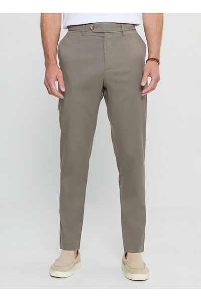 ALTINYILDIZ CLASSICS Altınyıldız Classics Ανδρικό Παντελόνι Slim Fit Mink ACE 001252091