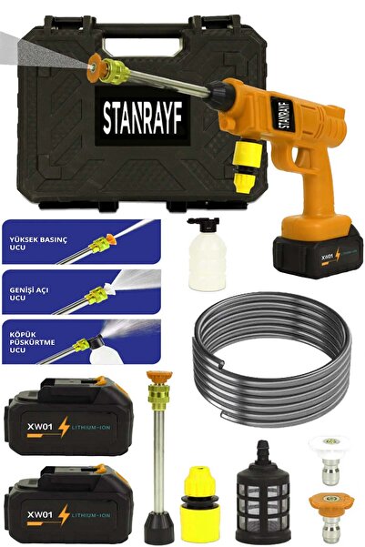 stanrayf Alman  3650 Çift Akülü Bakır Sargılı Su Soğutmalı Profesyonl Yüksek Basınçlı Bahçe Ve Oto Yıkama