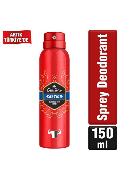 Old Spice Captain Sprey Deodorant 150 Ml-