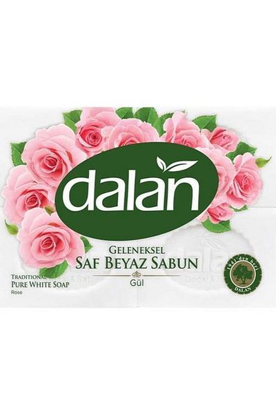 Dalan صابون الورد الأبيض النقي التقليدي 150x4 = 600 جرام