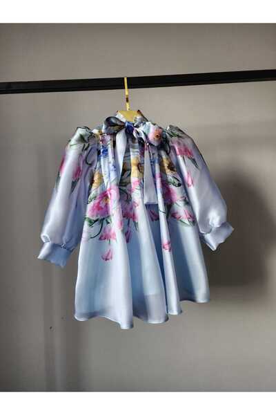 SCSTİL çiçek baskılı çocuk elbise