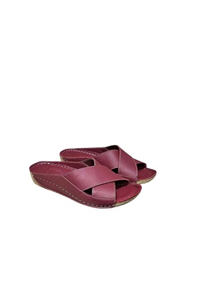 Kristal Γυναικείες Παντόφλες Γνήσιο Δερμάτινο - Μοντέλο Kr.01