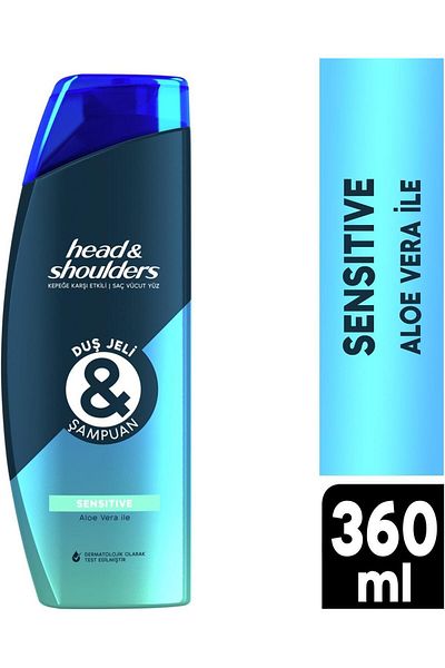 Head&Shoulders Head Shoulders 360 ml Aloe Vera Sensuz Shampoo and Shower Gel