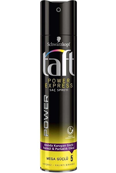 Taft Sprey Power Express Anında Kuruyan Mega Güçlü Tutuş 250 ml
