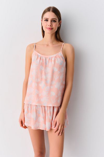 SUWEN Shiny Shorts Set