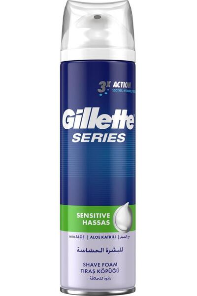Gillette Traş Köpüğü Serıes Hassas Ciltler 200 ml