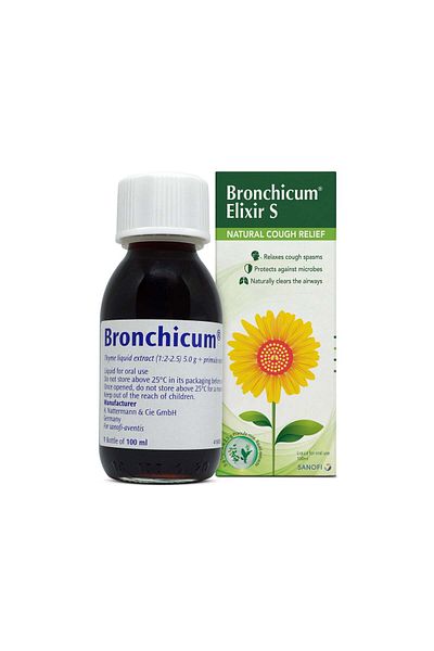 None Bronchicum Elixir S Syrup 100Ml