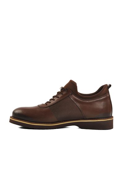 Pierre Cardin 63603 M Καφέ Γνήσιο Δερμάτινο Ανδρικά Παπούτσια Casual