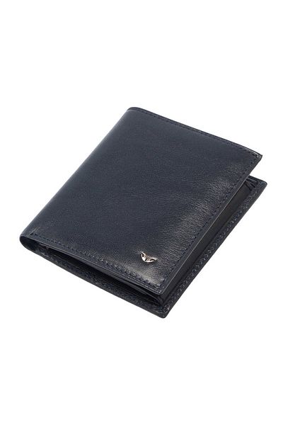 Tergan Navy Blue Genuine Leather Men's Wallet - S1Ce 00001408 -H86