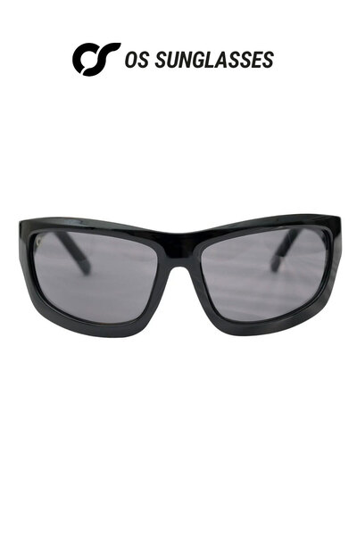 OS Sunglasses Μαύρα γυαλιά ηλίου Αθήνας, Προστασία UV 400, Μαύρο χρώμα, Για ά...