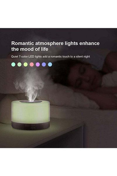 COOYA Essential Oil Diffuser,500ml Aromatherapy Diffuser for Cool Mist Humidifier,Silent Air Vaporizer