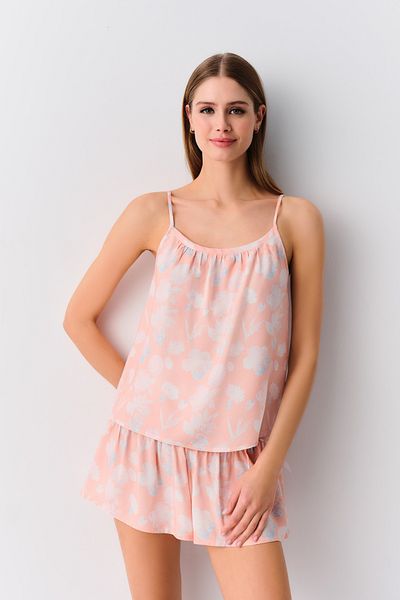 SUWEN Shiny Shorts Set