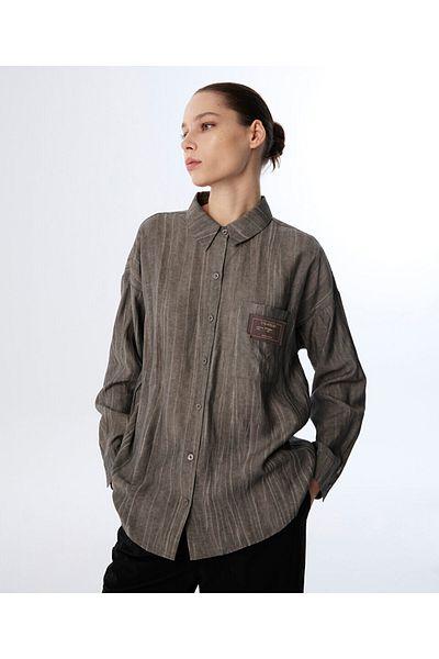 Twist Line Printed Shirt