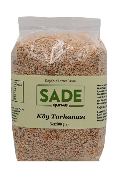 Sade Gurme Köy Tarhanası 500 Gr