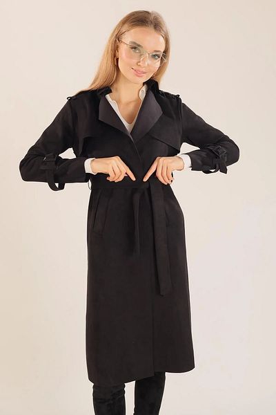 modabirsen Ενδιάμεση καμπαρντίνα Suede Belted