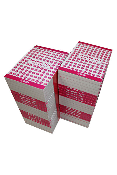 Kaya Adisyon Sipariş Fişi 10x14 Cm Tek Nüsha Seri Nolu (CEP BOY) 50 Adet / Cilt