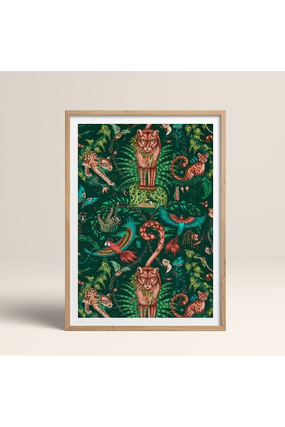 HOMEPACK Единична картина в дървена рамка, единичен плакат, картина TK/1050