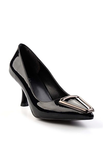 Bambi Siyah Kadın Klasik Topuklu Ayakkabı K01792300008