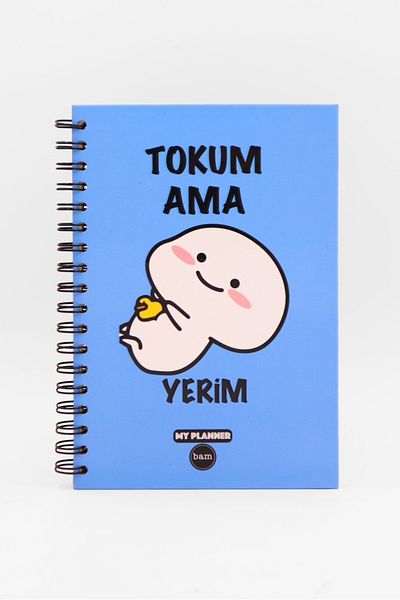 EFBUTİK Ring Planner Notebook Agenda - Tokum Ama Yerim