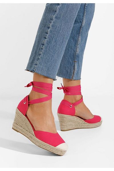 B T Shoes Sandale cu platforma Vilena fucsia