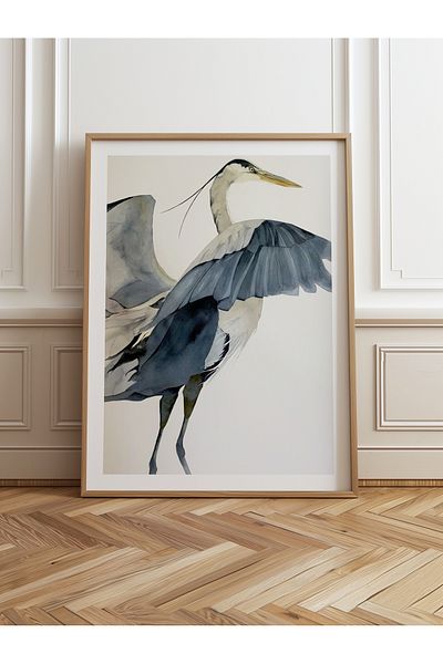 HOMEPACK Единична картина в дървена рамка, единичен плакат, картина TK/1056
