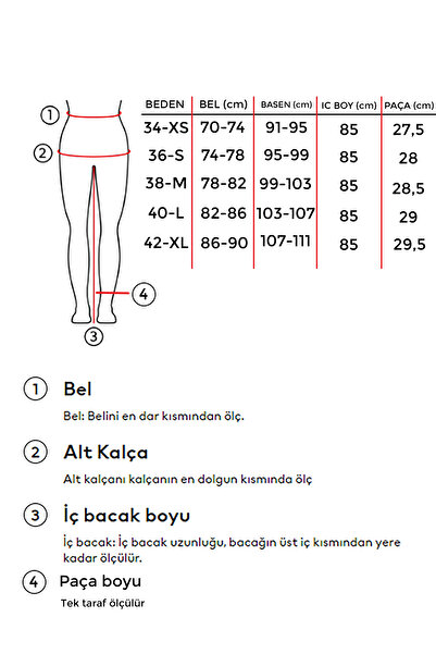 its basic Джинси Fumé Kadın - 4S513 вільного крою, з ременем з леопардовим принтом