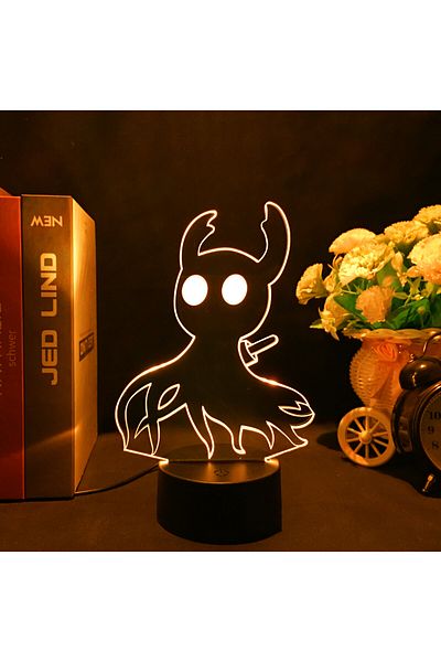 Choice USB Plug YD-4645 Hollow Knight Game 3D Lamps Led RGB Neon Night Lights Birthday Toys Cool Gift For F