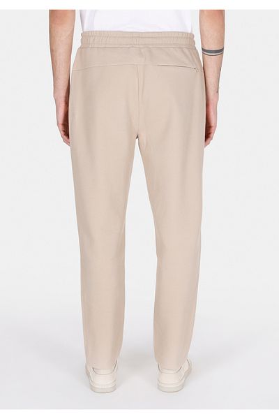 Colin's Slim Fit Mid Waist Straight Men's Beige Sweatpants
